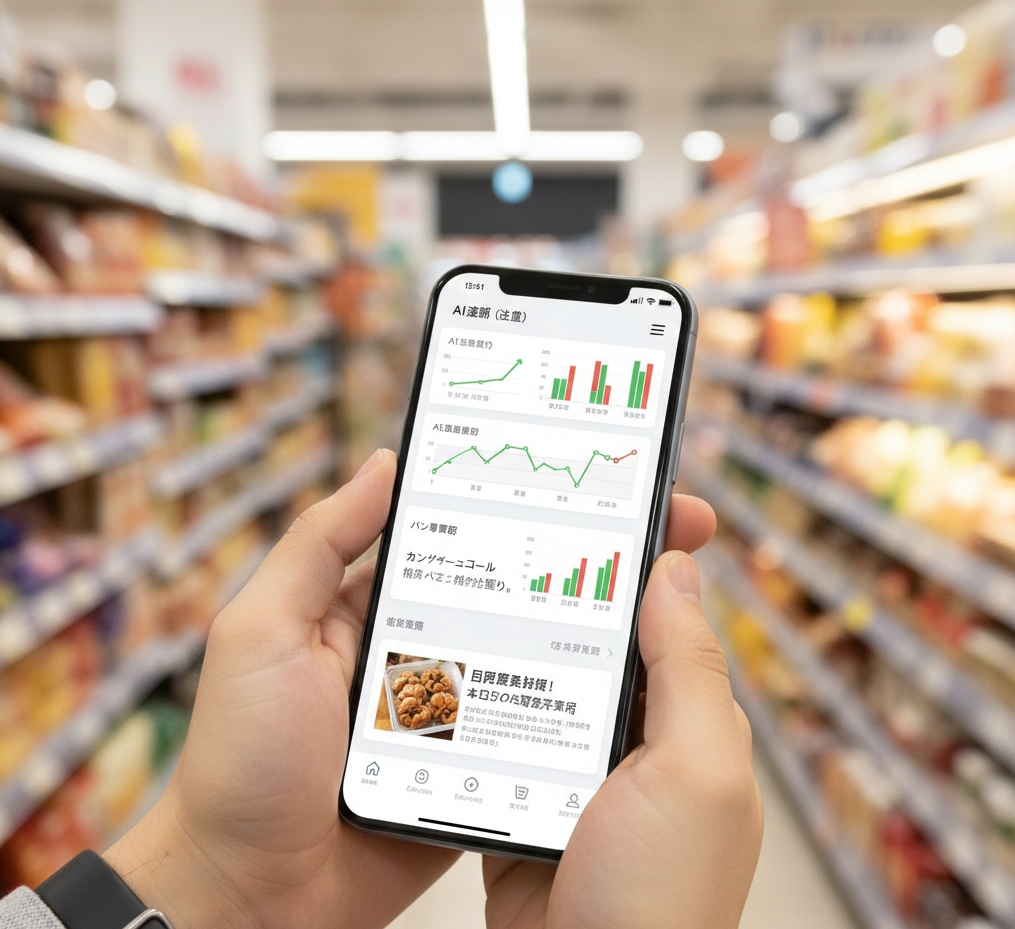 POSLA 現場のスマホUI - リアルタイム売上・AI速報